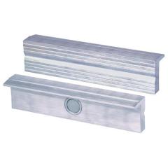 Schraubstockschutzbacke TYPN f.Backen-B.125mm Rillenprofil Alu.1Paar/VE HEUER