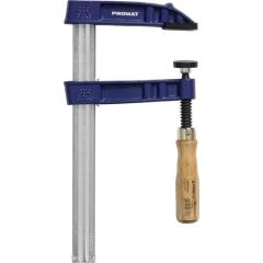 Temperguss-Schraubzwinge Spann-W.150mm A.80mm Holzgr.25x6mm TECWERK