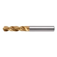 Spiralbohrer DIN 1897 Typ UNI | Ø 2,8 mm HSS-Co TiN Zyl.schaft ext.kurz TECWERK | 10 Stück