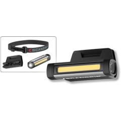 LED-Taschenlampe FLEX WEAR KIT 75-150 lm m.Stirnband/Mützenhalterung Li-Ion