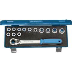 Steckschlüsselsatz 19 SKU-20 14-tlg.1/2 Zoll SW 10-24mm Z.60 6KT GEDORE