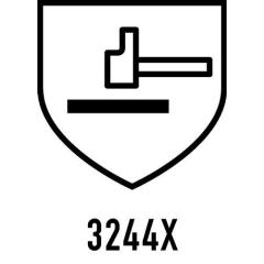 Schweißerhandschuhe Gr.XL (9,5) rot Rindspaltleder EN 388,EN 12477 WELDAS | 5 Stück