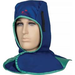 Schweißerhaube m.Klettverschluss blau EN ISO 11611:2015 Kl.1/A1+A2 WELDAS