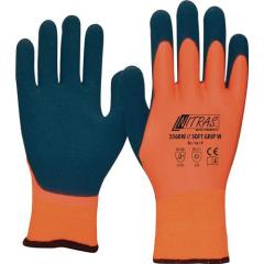 Kälteschutzhandschuh SOFT GRIP W Gr.9 orange/dunkelblau EN 388,EN 511 PSA II | 12 Stück