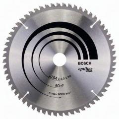 Kreissägeblatt PRO Wood AD 254mm Z.60 WZ/N Bohr.30mm Schnitt-B.2,0mm