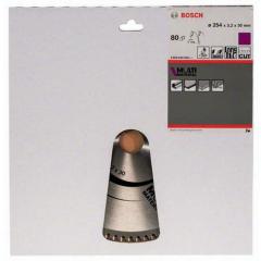 Kreissägeblatt AD 254mm Z.80 HLTCG Bohr.30mm Schnitt-B.3,2mm HM BOSCH