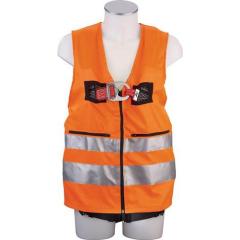 Warnweste MAS40 Quick EN361 EN20471 2-Punkt,Weste orange f.Gr.44-54 MAS