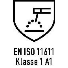Schweißerschutzlatzhose Weld Shield Gr.48 grau/schwarz