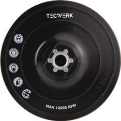 Stützteller D.125mm M14 kletthaftend TECWERK