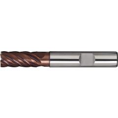 Schaftfräser DIN 6527L Ø 20 mm VHM TiAlN 35-38 Grad HB Z.8 lang TECWERK