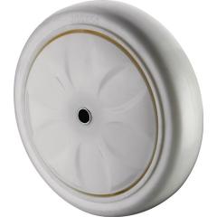 Ersatzrad D.100mm Trgf.300kg Ku.weiß Achs-D.12,5mm Nabenl.59mm BS ROLLEN