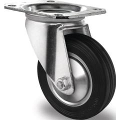 Lenkrolle D.200mm Trgf.205kg VG Platte L135xB110mm TECWERK