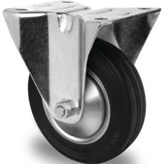 Bockrolle D.125mm Trgf.100kg VG Platte L105xB80mm TECWERK