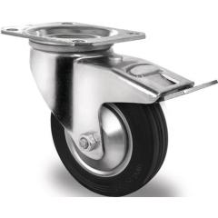 Lenkrolle D.160mm Trgf.135kg m.Festst.VG 135x110mm TECWERK