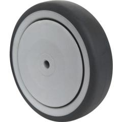 Ersatzrad D.150mm Trgf.100kg Gum.grau Achs-D.8mm Nabenl.36mm TECWERK