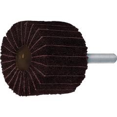 Fächerschleifer Ø50xH30mm K.100/AFINE Kombi Vlies/Korund Schaft-D.6mm TECWERK