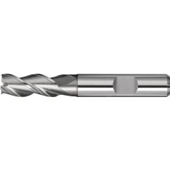 Bohrnutenfräser DIN 844 Typ W, Ø 2 mm HSS-Co8 Weldon Z.3 kurz TECWERK