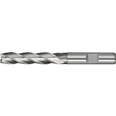 Schaftfräser DIN 844 TypN D.4mm Einsatz-L.19mm HSS-Co8 Weldon Z.4 lang TECWERK