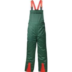 Schnittschutzlatzhose FICHTE Gr.56 grün/rot FELDTMANN