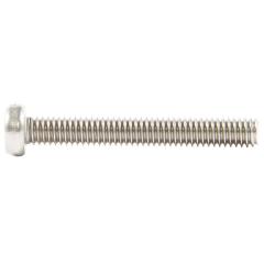 DIN 84, Zylinderschrauben mit Schlitz M 3 x 30, Messing galvanisch vernickelt | 200 Stück