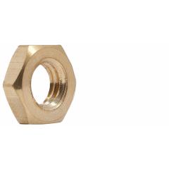 Sechskantmuttern, niedrig DIN 439 (ISO 4035) | Messing unveredelt | BM 6 | 100 Stück