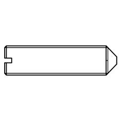 DIN 553 | Stahl 14 H | M 8 x 10 mm | 1000 Stück