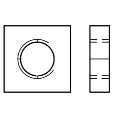 DIN 562 | M 4 | rostfrei A4 | 100 Stück