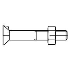 DIN 604 | Mu Stahl. | M 16 x 35 mm | 50 Stück