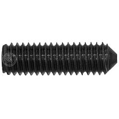 Gewindestifte mit Spitze DIN 914 (ISO 4027) | Stahl 45 H unveredelt | M 24 x 50 mm  | 25 Stück