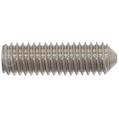 Gewindestifte mit Spitze DIN 914 (ISO 4027) | Austenite (A1 / 1.4305) | M 2.5 x 6 mm | 500 Stück