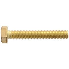 Sechskantschrauben DIN 933 (ISO 4017) | Messing | M 12 x 60 | 50 Stück