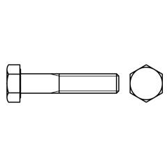 Sechskantschrauben DIN 960 8.8 | M 16 x 1,5 x 90mm | galv. verzinkt | 25 Stück