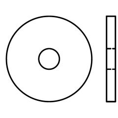 Scheiben DIN 1052 f. Holzverbinder | 25 x 92 x 8 mm | feuerverzinkt | SVHC free | 25 Stück