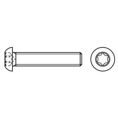 Flachkopfschrauben ISR | ~ISO 7380-1 | M 3 x 16 -T10  | 500 Stück