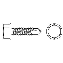 DIN 7504 Bohrschrauben, mit Blechschrauben-Gewinde | K 5,5 x 80 | 100 Stück