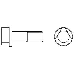DIN 22424 Dreikantschrauben, mit Vollschaft Abmessung | AM 8 x 25 | 100 Stück