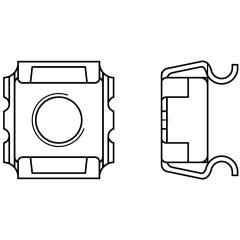 Käfigmuttern | Typ SMG | M 10 | 8 /12,5 | 1000 Stück