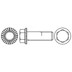 Flanschschrauben | Stahl | M 12 x 25 mm | 100 Stück