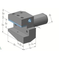 Radialwerkzeughalter B1 DIN 69880 VDI30 re.TECWERK