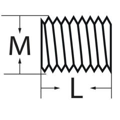 Spannschraube M14 L.16mm f.Spannfutter-D.16/18mm TECWERK