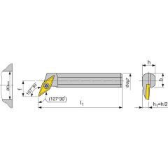 Bohrstange S25T-SVQCR 16 re.brün.TECWERK