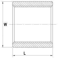 Muffe EN 10241 NPS 1 Zoll DN 25mm SPRINGER | 10 Stück
