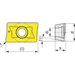 Wendeschneidplatte APKT160408FR-AL N20 Bearb.Alu.PROMAT | 10 Stück