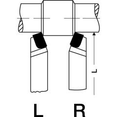 Drehmeißel DIN 4971ISO1 16x16mm HM P25/P30 li. ger. Wilke | 5 Stück