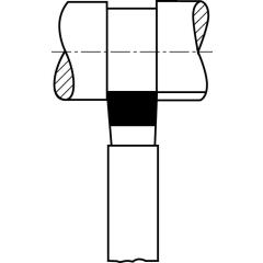 Drehmeißel DIN 4976ISO4 12x12mm HM P25/P30 ger. breit Wilke | 5 Stück