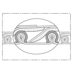 Absaug- u.Gebläseschlauch CP HiTex 486 ID 100-102mm AD 118,00mm Rl. | 6 Stück