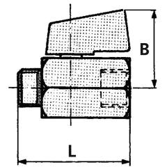 Mini-Kugelhahn VALVE LINE 6mm 1/4 IG/AG DN 8mm RIEGLER | 10 Stück
