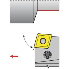 Klemmdrehhalter PCBNL2525M12 li.brün.Außen TECWERK