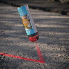 Baustellenmarkierspray Fluo TP Hydro neonorange 500ml Spraydose SOPPEC | 12 Stück