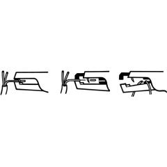 Automatikabisolierzange L.165mm 0,2-6mm² PROMAT